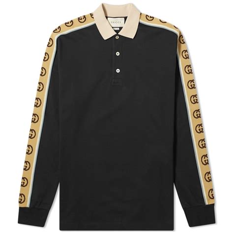 gray gucci shirt|gucci long sleeve logo shirt.